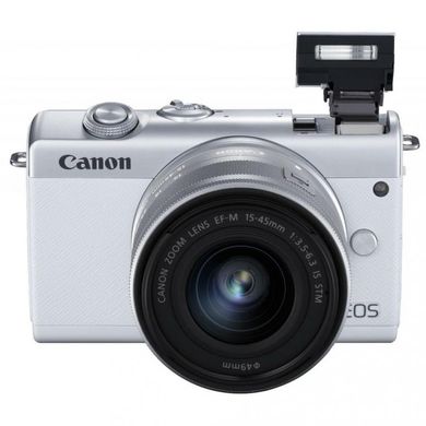 Фотоапарат Canon EOS M200 kit (15-45mm) IS STM White фото