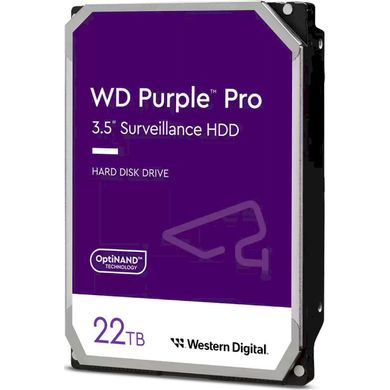 Жесткий диск WD Purple Pro 22 TB (WD221PURP) фото
