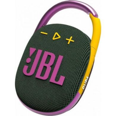 Портативная колонка JBL Clip 4 Green (JBLCLIP4GRN) фото