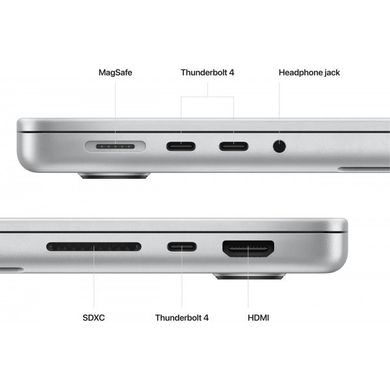 Ноутбук Apple MacBook Pro 14" Silver 2023 (Z17K002M8) фото