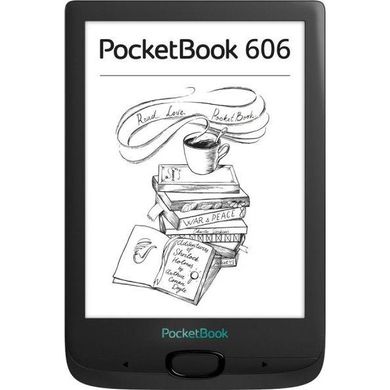 Электронная книга PocketBook 606 Black (PB606-E-CIS) фото