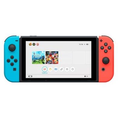 Игровая приставка Nintendo Switch V2 with Neon Blue and Neon Red Joy-Con (NSH006) фото