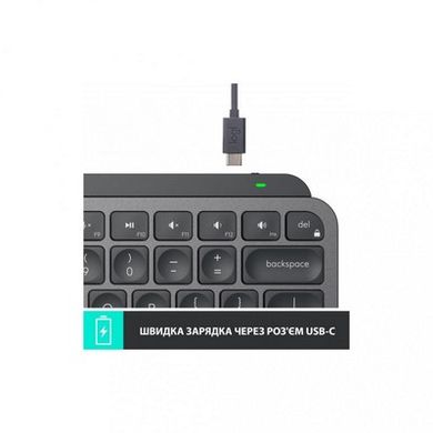 Клавиатура Logitech MX Keys Mini Illuminated Graphite (920-010498) фото