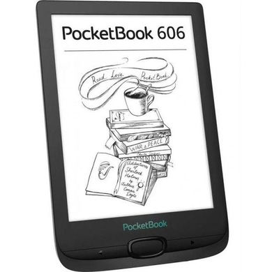 Електронна книга PocketBook 606 Black (PB606-E-CIS) фото