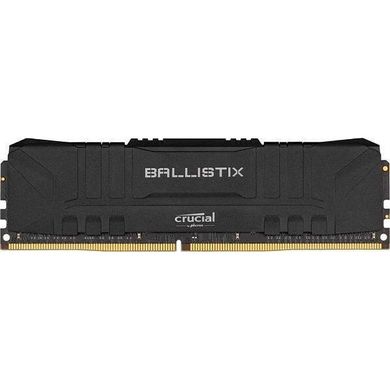Оперативна пам'ять Crucial 8 GB DDR4 3000 MHz Ballistix Black (BL8G30C15U4B) фото