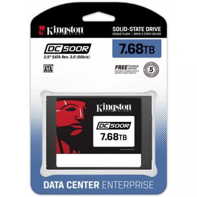 SSD накопичувач Kingston DC500R 7680 GB (SEDC500R/7680G) фото