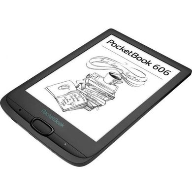 Электронная книга PocketBook 606 Black (PB606-E-CIS) фото