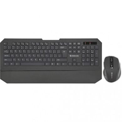 Комплект (клавіатура+миша) Defender Berkeley C-925 Wireless kit black (45925) фото