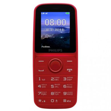 Смартфон Philips E109 Xenium Red фото