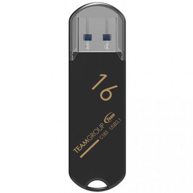 Flash память TEAM 16 GB C183 USB3.1 Black (TC183316GB01) фото