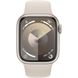 Apple Watch Series 9 GPS + Cellular 45mm Starlight Alu. Case w. Starlight Sport Band - S/M (MRM83)