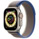 Apple Watch Ultra GPS + Cellular 49mm Titanium Case with Blue/Gray Trail Loop - M/L (MQF33, MQEJ3, MQFV3)