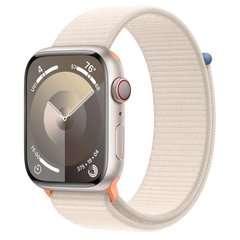 Смарт-часы Apple Watch Series 9 GPS + Cellular 45mm Starlight Alu. Case w. Starlight Sport Loop (MRMA3) фото