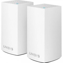 Маршрутизатор та Wi-Fi роутер Linksys Velop Whole Home Intelligent Mesh WiFi System 2-pack (WHW0102) фото
