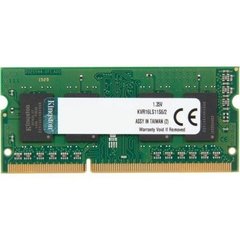 Оперативная память Kingston 2 GB SO-DIMM DDR3L 1600 MHz (KVR16LS11S6/2)