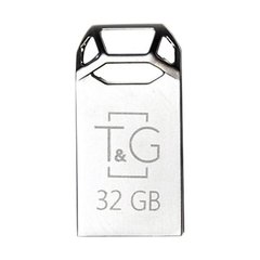 Flash пам'ять T&G 32GB 110 Metal Series Silver (TG110-32G) фото