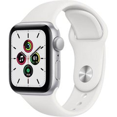Смарт-годинник Apple Watch SE GPS 40mm Silver Aluminum Case w. White Sport B. (MYDM2) фото