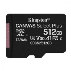 Карта памяти Kingston 512 GB microSDXC Class 10 UHS-I U3 Canvas Select Plus SDCS2/512GBSP фото