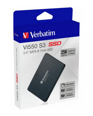 SSD накопичувач SSD 2,5" 256Gb Verbatim Vi500 S3 49351 SATA III (3D NAND) фото