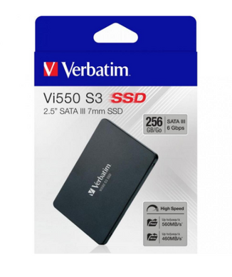 SSD накопичувач SSD 2,5" 256Gb Verbatim Vi500 S3 49351 SATA III (3D NAND) фото