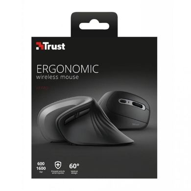 Миша комп'ютерна Trust Verro Ergonomic Wireless Mouse (23507) фото