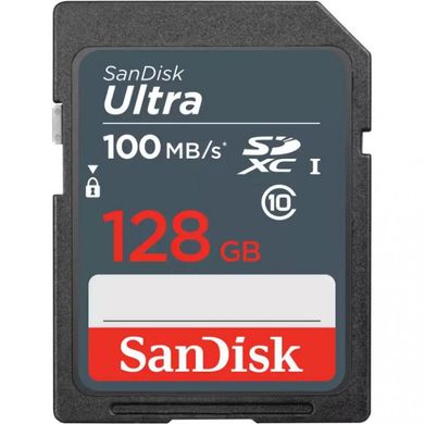 Карта памяти SanDisk 128 GB SDXC UHS-I Ultra SDSDUNR-128G-GN3IN фото