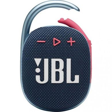 Портативная колонка JBL Clip 4 Blue/Pink (JBLCLIP4BLUP) фото