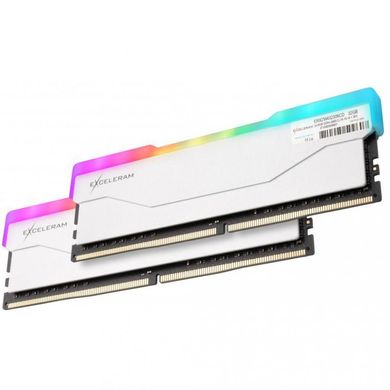 Оперативна пам'ять Exceleram 32 GB (2x16GB) DDR4 3000 MHz RGB X2 Series White (ERX2W432306CD) фото