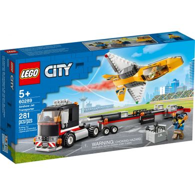 Конструктор LEGO LEGO City Транспортировка самолёта на авиашоу (60289) фото