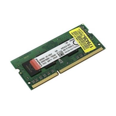Оперативна пам'ять Kingston 2 GB SO-DIMM DDR3L 1600 MHz (KVR16LS11S6/2) фото