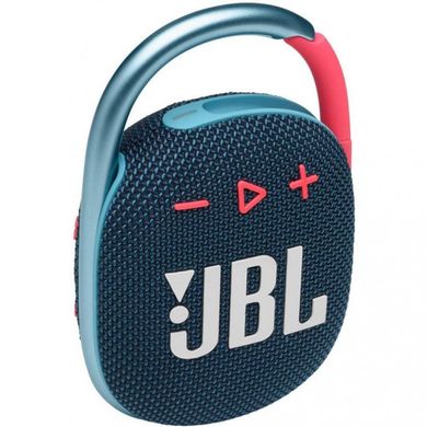 Портативна колонка JBL Clip 4 Blue/Pink (JBLCLIP4BLUP) фото