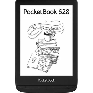 Электронная книга PocketBook 628 Touch Lux 5 Ink Black (PB628-P-CIS) фото