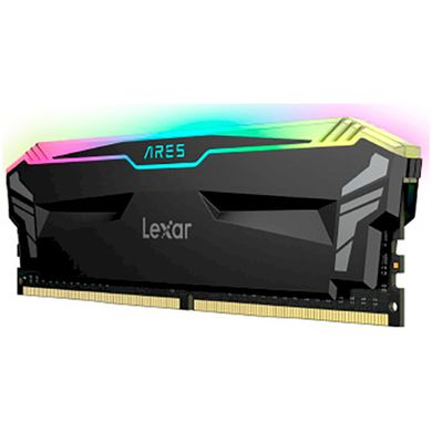 Оперативна пам'ять Lexar 16 GB (2x8GB) DDR4 3600 MHz Ares RGB Black (LD4BU008G-R3600GDLA) фото