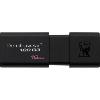 Flash пам'ять Kingston 16 GB DataTraveler 100 G3 DT100G3/16GB фото