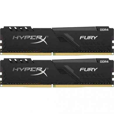 Оперативна пам'ять HyperX 32 GB (2x16GB) DDR4 3200 MHz Fury Black (HX432C16FB3K2/32) фото