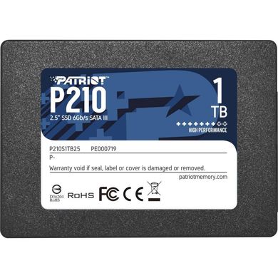 SSD накопичувач PATRIOT P210 1 TB (P210S1TB25) фото