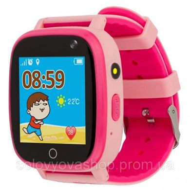 Смарт-часы AmiGo GO001 iP67 Pink фото