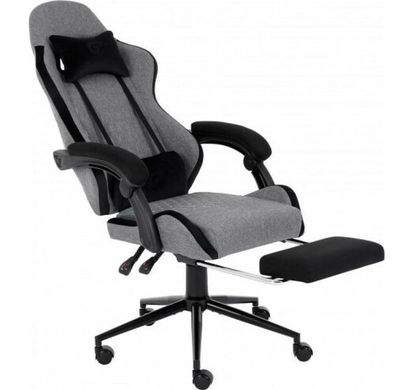 Геймерское (Игровое) Кресло GT Racer X-2324 Fabric Gray/Black Suede фото