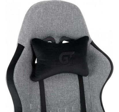 Геймерське (Ігрове) Крісло GT Racer X-2324 Gray/Black (X-2324 Fabric Gray/Black Suede) фото