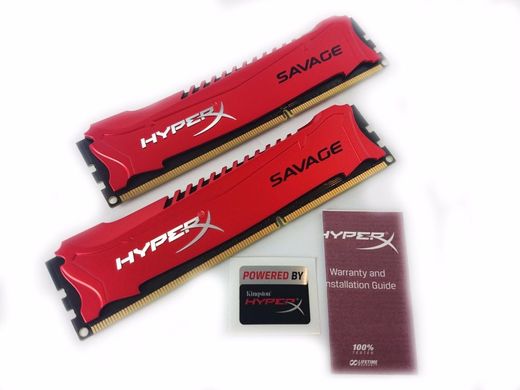 Оперативная память Память Kingston 16 GB (2x8GB) DDR3 1866 MHz HyperX FURY (HX318C10FRK2/16) фото