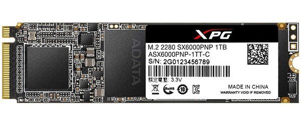 SSD накопитель A-DATA XPG SX6000 Pro ASX6000PNP-1TT-C фото