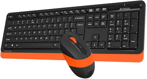 Комплект (клавіатура+миша) A4Tech Fstyler FG1010 Orange фото