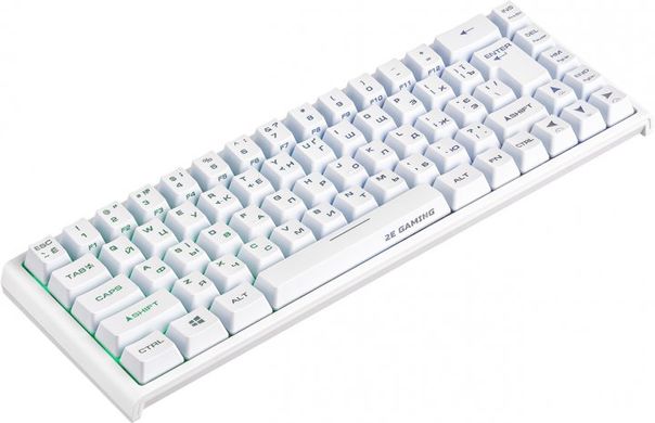 Клавіатура 2E KG360 RGB Wireless White (2E-KG360UWT) фото