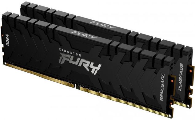 Оперативна пам'ять Kingston FURY 32 GB (2x16GB) DDR4 3200 MHz Renegade Black (KF432C16RB1K2/32) фото