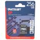PATRIOT 256 GB microSDXC UHS-I U3 V30 A1 EP + SD adapter PEF256GEP31MCX подробные фото товара