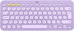 Клавіатура Logitech K380 Multi-Device Bluetooth Lavender Lemonade (920-011166) фото