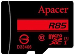 Карта пам'яті Apacer 128 GB microSDXC Class 10 UHS-I R85 + SD adapter AP128GMCSX10U5-R фото