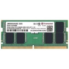Оперативна пам'ять Transcend 32 GB SO-DIMM DDR5 5600 MHz JetRam (JM5600ASE-32G) фото