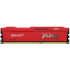 Оперативная память Kingston FURY 16 GB (2x8GB) DDR3 1600 MHz Beast Red (KF316C10BRK2/16) фото