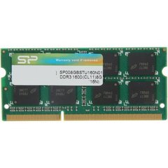 Оперативна пам'ять Silicon Power 8 GB SO-DIMM DDR3 1600 MHz (SP008GBSTU160N02) фото
